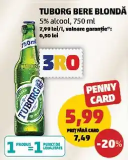 Penny TUBORG Bere blondă Ofertă