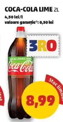 Penny COCA-COLA LIME 2L Ofertă
