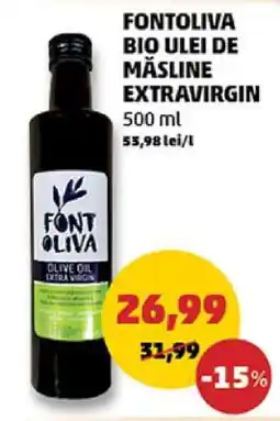 Penny FONTOLIVA BIO ULEI DE MĂSLINE EXTRAVIRGIN Ofertă