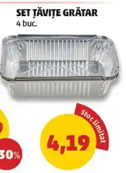 Penny SET ȚĂVIȚE GRĂTAR Ofertă