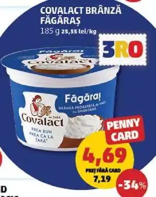 Penny Covalact Brânză Făgăraș Ofertă