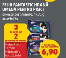 Penny FELIX FANTASTIC HRANĂ UMEDĂ PENTRU PISICI Ofertă