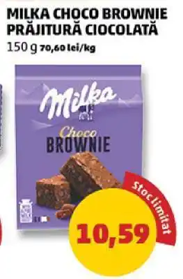 Penny MILKA CHOCO BROWNIE PRĂJITURĂ CIOCOLATĂ Ofertă