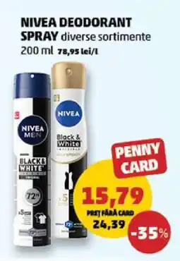 Penny NIVEA Deodorant spray Ofertă