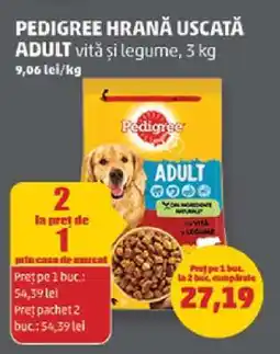 Penny PEDIGREE HRANĂ USCATA ADULT Ofertă