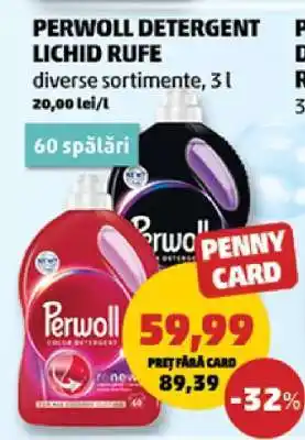 Penny PERWOLL DETERGENT LICHID RUFE Ofertă