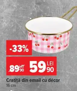 Carrefour Cratiță din email cu décor Ofertă