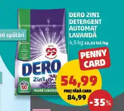Penny DERO 2IN1 Detergent Automat Lavandă Ofertă