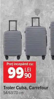 Carrefour Troler Cuba, Carrefour Ofertă