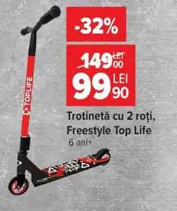 Carrefour Trotinetă cu 2 roți Freestyle, Top Life Ofertă
