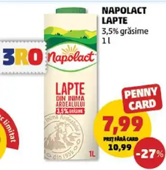 Penny NAPOLACT Lapte Ofertă
