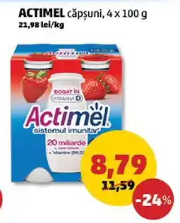 Penny ACTIMEL căpșuni, 4 x 100 g Ofertă