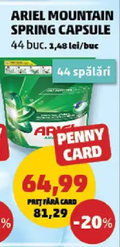 Penny ARIEL MOUNTAIN SPRING CAPSULE Ofertă