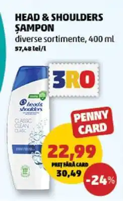 Penny HEAD & SHOULDERS Şampon Ofertă