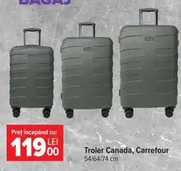 Carrefour Troler Canada, Carrefour Ofertă