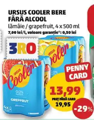 Penny URSUS COOLER Bere fără alcool Ofertă