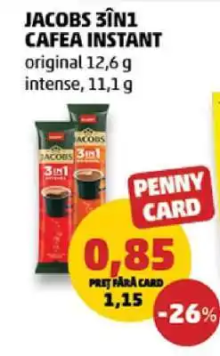 Penny JACOBS 3IN1 Cafea Instant Ofertă