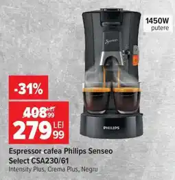 Carrefour Espressor cafea Philips Senseo Select CSA230/61 Ofertă