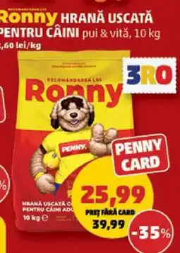 Penny Ronny Hrană Uscată Pentru Câini Ofertă