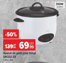 Carrefour Aparat de gătit orez Simpl SRC02-25 Ofertă