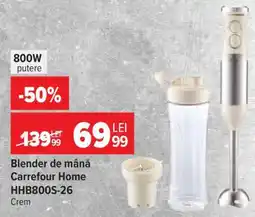 Carrefour Blender de mână Carrefour Home HHB800S-26 Ofertă