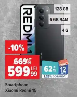 Carrefour Smartphone Xiaomi Redmi 15 Ofertă