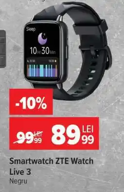 Carrefour Smartwatch ZTE Watch Live 3 Ofertă