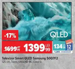 Carrefour Televizor Smart QLED Samsung 50Q7F2 Ofertă