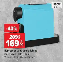 Carrefour Espressor cu capsule Tchibo Cafissimo PURE Plus Ofertă