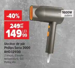 Carrefour Uscător de păr Philips Seria 3000 BHD321/00 Ofertă