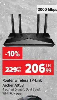 Carrefour Router wireless TP-Link Archer AX53 Ofertă