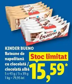 Lidl Kinder Bueno Ofertă