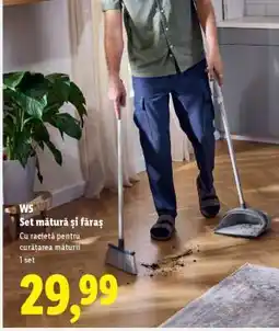 Lidl Set mătură și făraș Ofertă