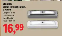 Lidl LIVARNO Lămpi cu funcție push, 2 bucăți Ofertă
