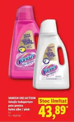 Lidl Vanish Oxi Action Ofertă