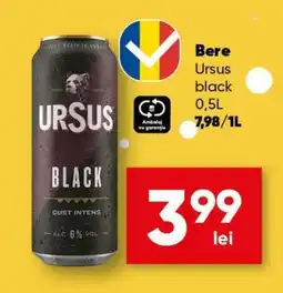 PROFI Bere Ursus Black Ofertă