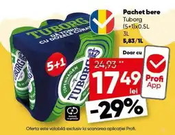 PROFI Pachet bere Tuborg Ofertă