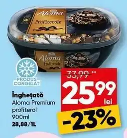 PROFI Înghețată Aloma Premium Profiterol Ofertă