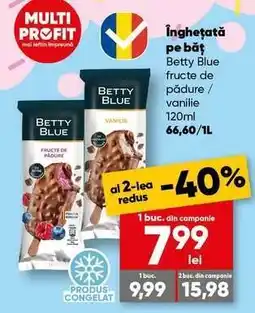 PROFI Înghețată pe băț Betty Blue Ofertă