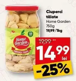 PROFI Ciuperci tăiate Home Garden Ofertă