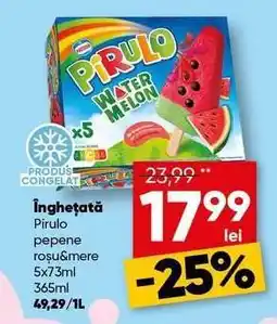 PROFI Înghețată Pirulo pepene roșu&mere Ofertă