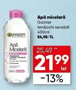 PROFI Apă micelară, Garnier Ofertă