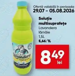 PROFI Soluție multisuprafețe Lavandera lămâie Ofertă
