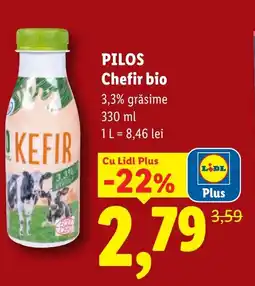 Lidl PILOS Chefir bio Ofertă