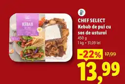 Lidl CHEF SELECT Kebab de pui cu sos de usturoi Ofertă