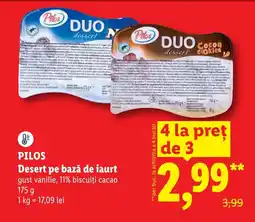 Lidl PILOS Desert pe bază de iaurt Ofertă
