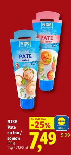 Lidl NIXE Pate cu ton/ somon Ofertă