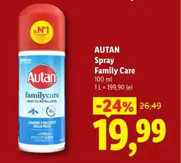 Lidl AUTAN Spray Family Care Ofertă
