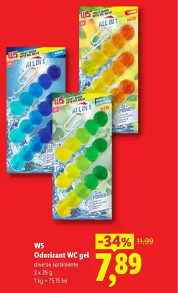 Lidl W5 Odorizant WC gel Ofertă