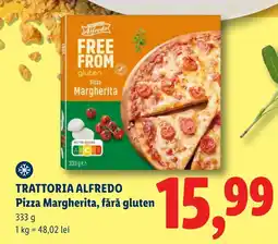 Lidl ALFREDO Pizza Margherita, fără gluten Ofertă